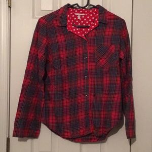 Victoria Secret Plaid Pajama Pants Set Small
